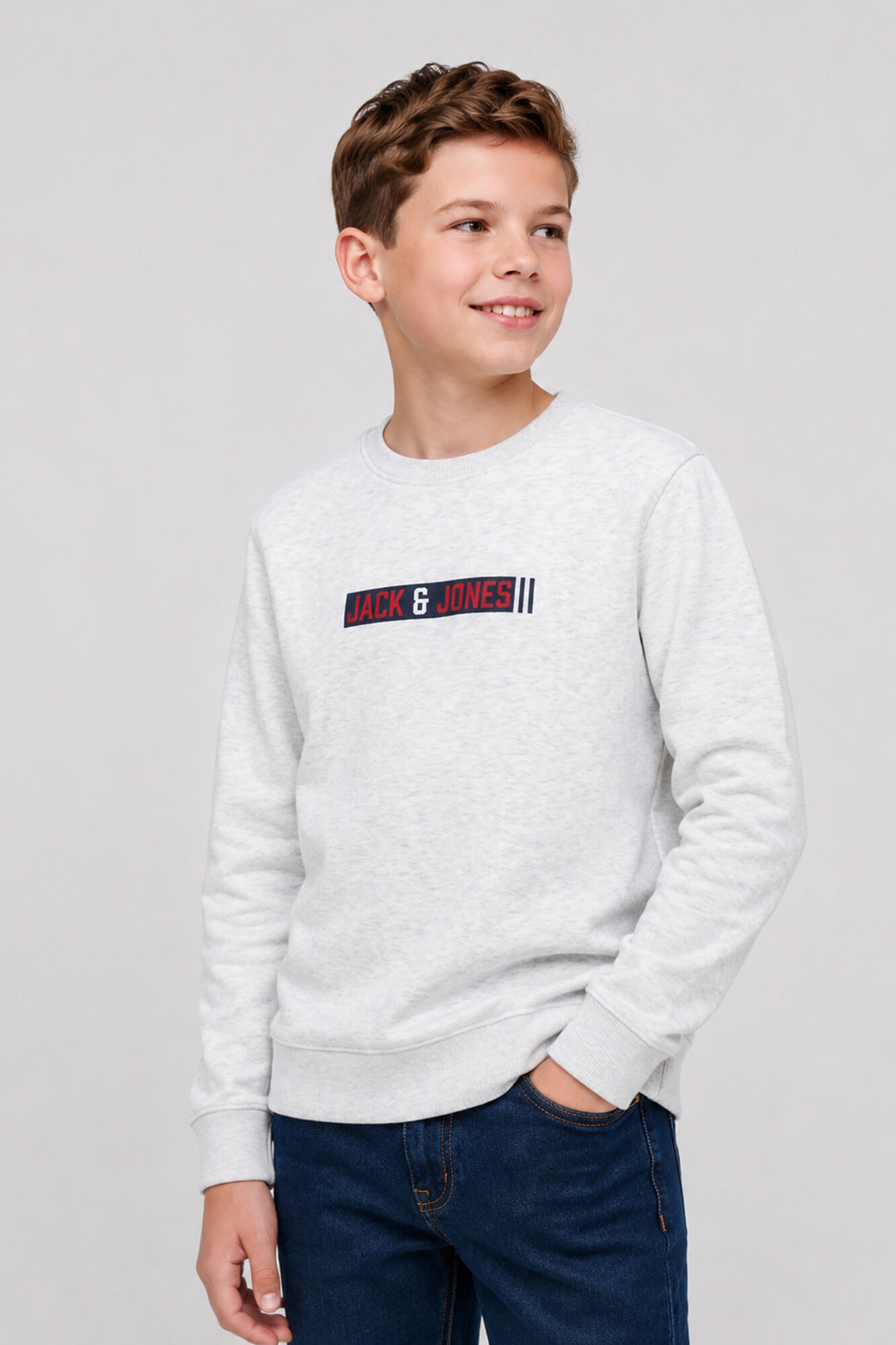 Jack & Jones Junior Sudadera regular cuello redondo