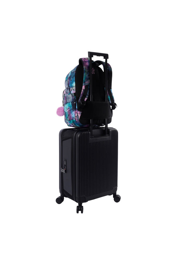 Totto Mochila Acuareles negro