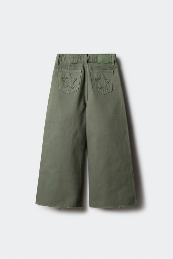Springfield Kids Culotte pantalone za devojčice Zelena