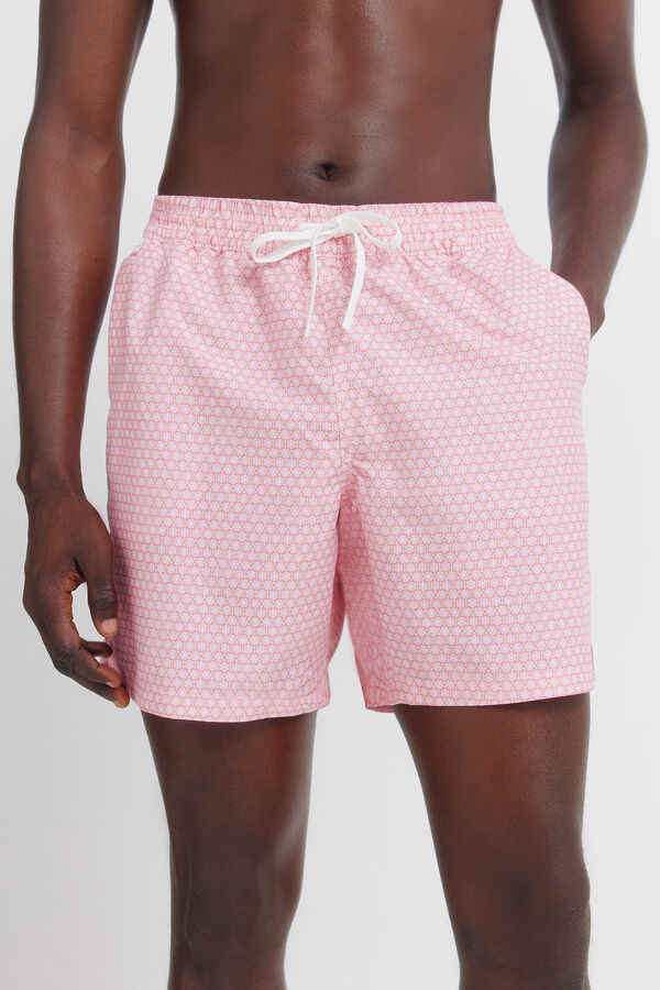 Springfield Ba&ntilde;ador estampado geom&eacute;trico estampado