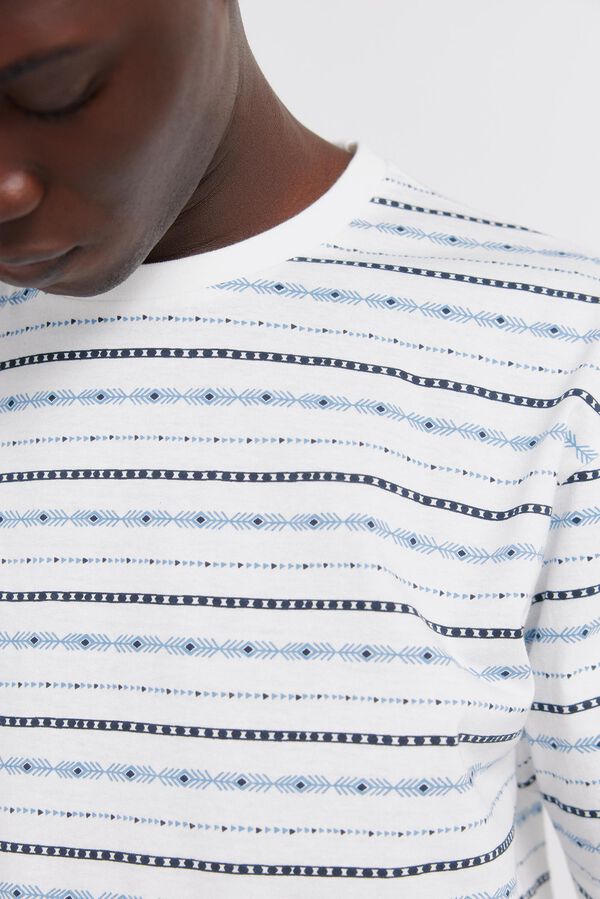 Springfield Osnovna majica Aop Bež