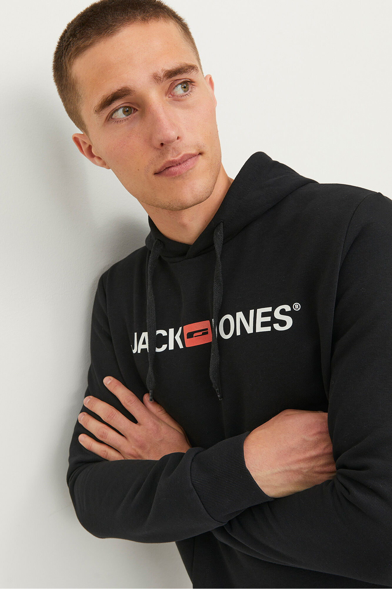 Jack & Jones Sweatshirt regular com capuz
