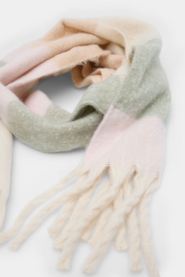 Springfield Bufanda rayas pasteles tostado