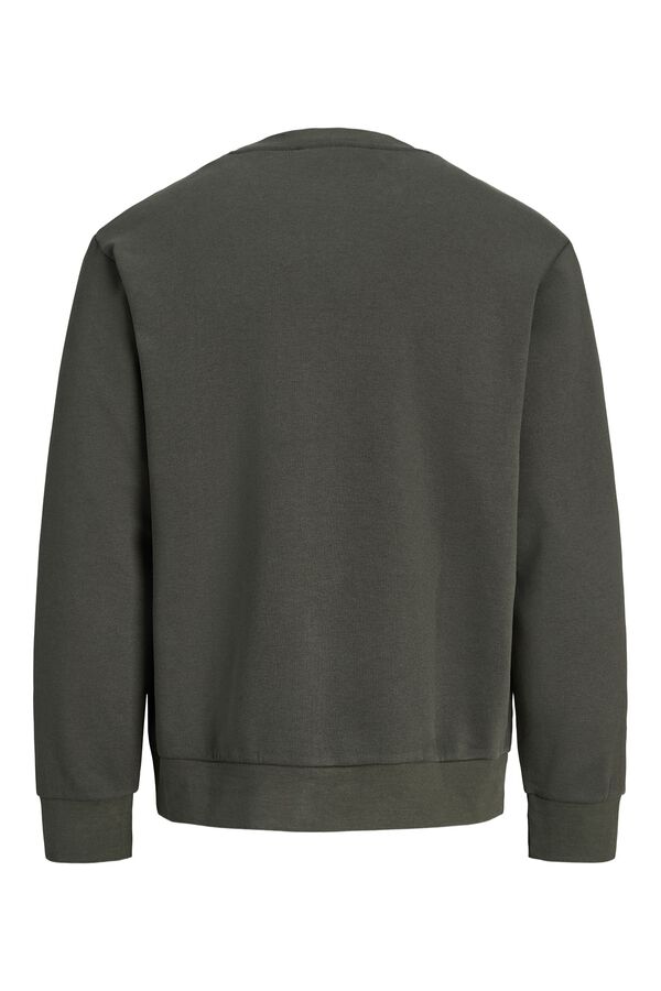 Jack & Jones Junior Sweatshirt relaxed estampada cinzento