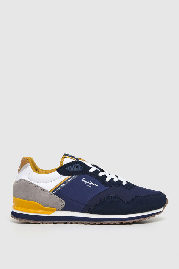Pepe Jeans Laufschuhe mit Wildlederdetails Blau