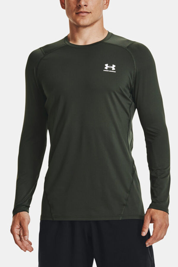 Under Armour Camiseta manga larga HeatGear Fitted kaki