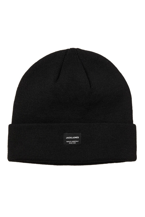 Jack & Jones Jersey-Knit beanie black