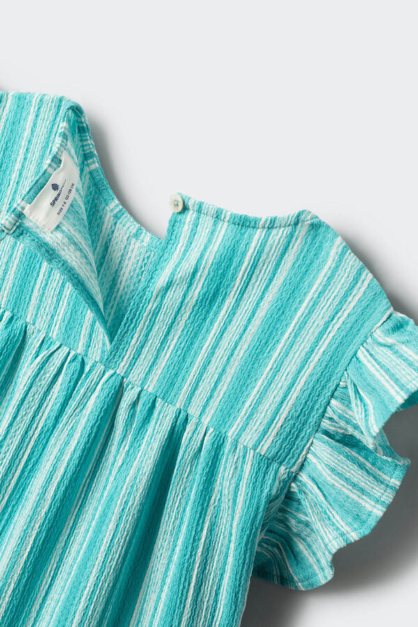 Springfield Kids Haljina na pruge za devojčice Print