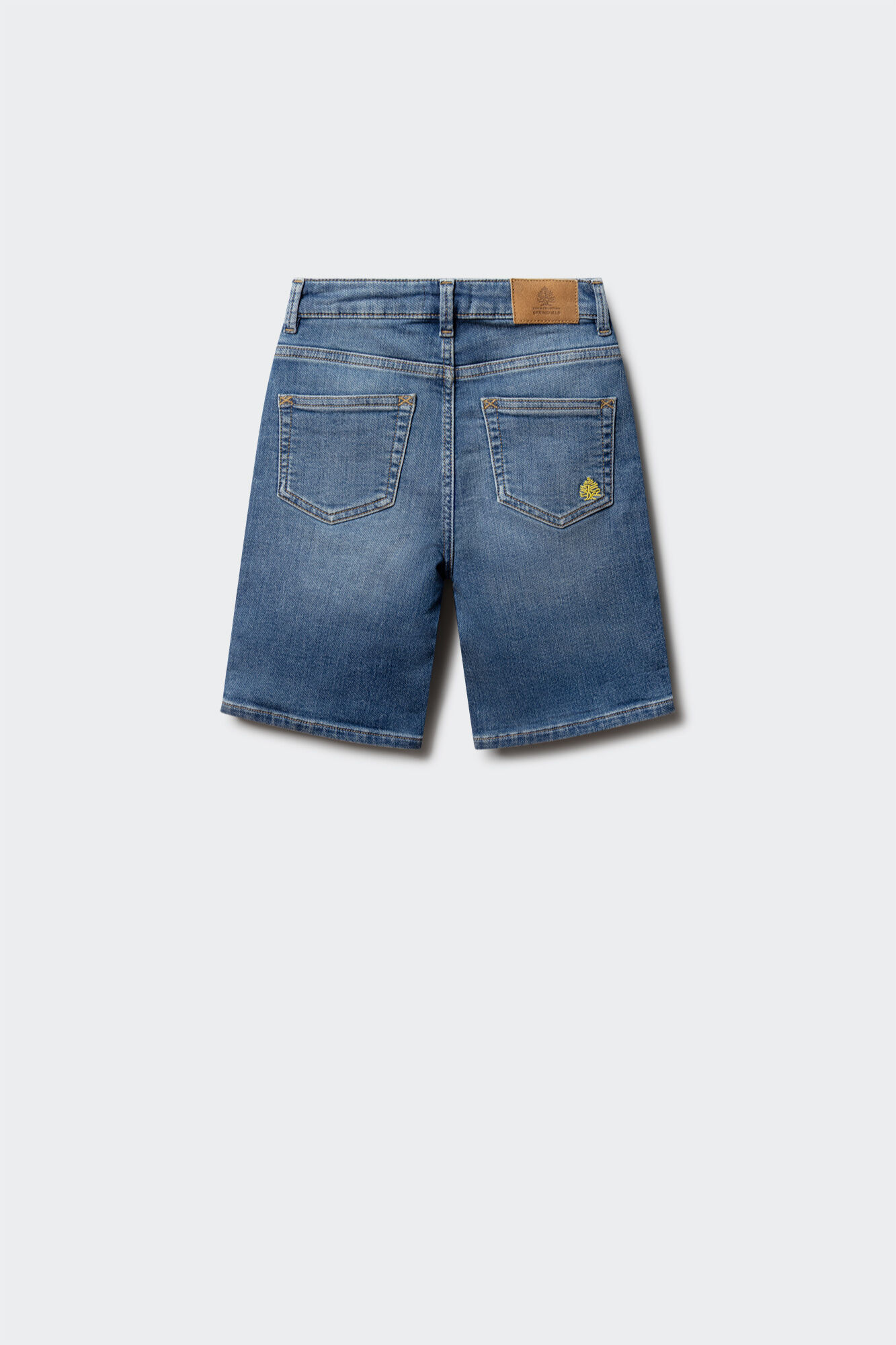 Springfield Kids Bermuda jeans slim knit para menino