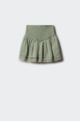 Springfield Kids Kratka suknja sa karnerima za devojčice Zelena