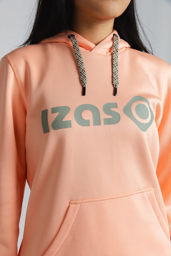 Izas Sudadera con capucha coral