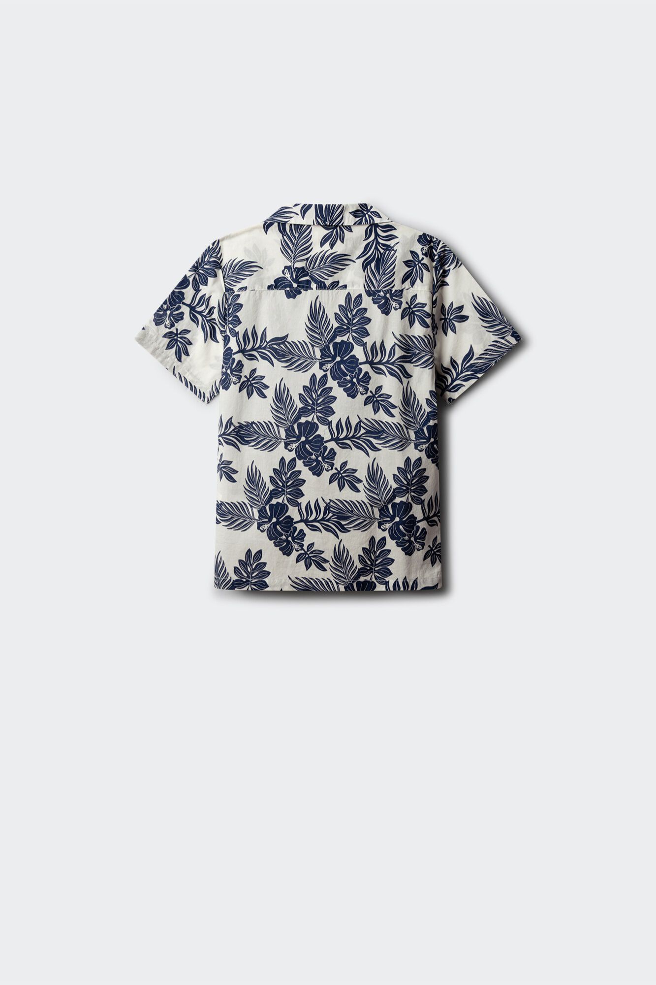 Springfield Kids Plava cvetna ko&scaron;ulja kratkih rukava za dečake