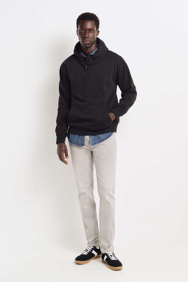 Springfield Sudadera b&aacute;sica capucha negro