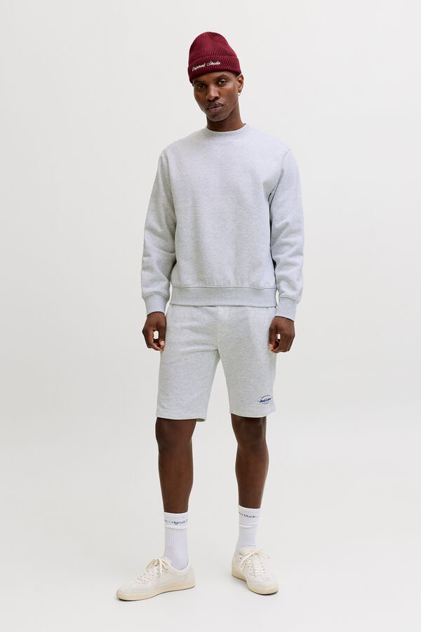 Jack & Jones Bermuda de felpa regular fit branco