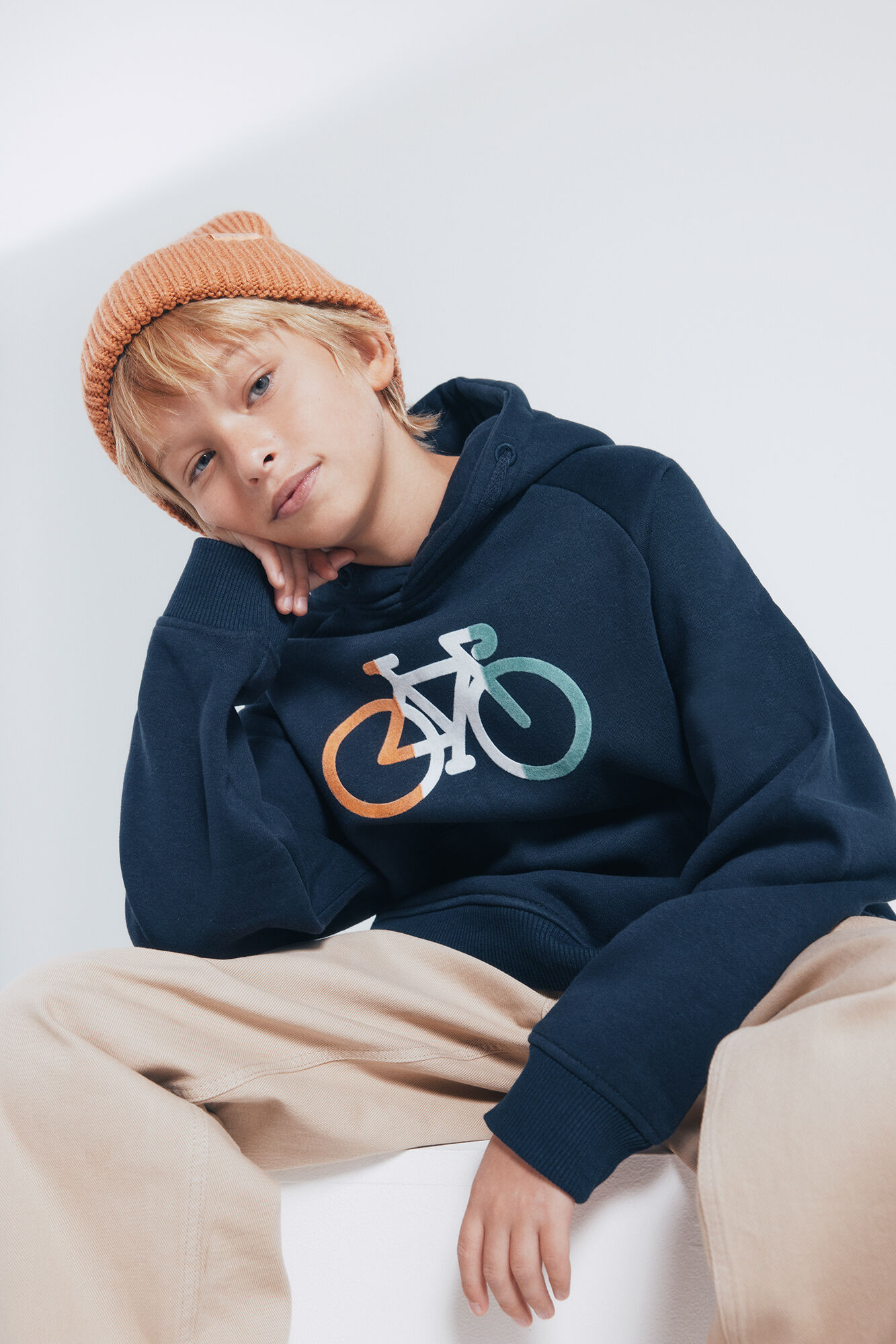 Springfield Kids Sudadera con capucha bici ni&ntilde;o