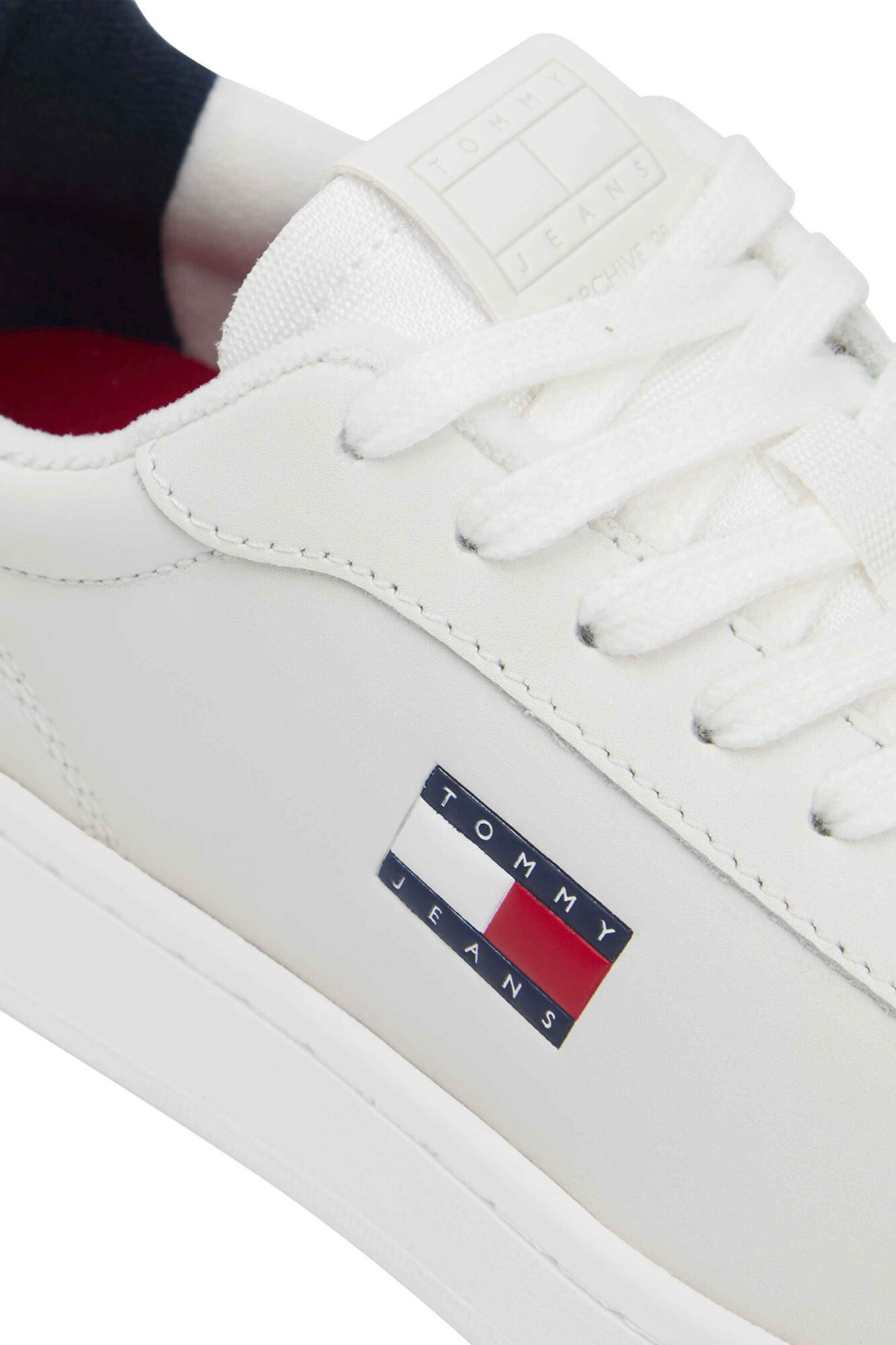 Tommy Jeans Zapatillas Tommy Jeans blancas con logo bandera