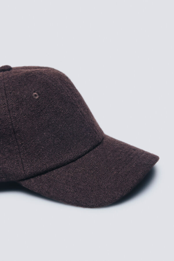 Springfield Gorra beisbolera lanera marr&oacute;n tostado