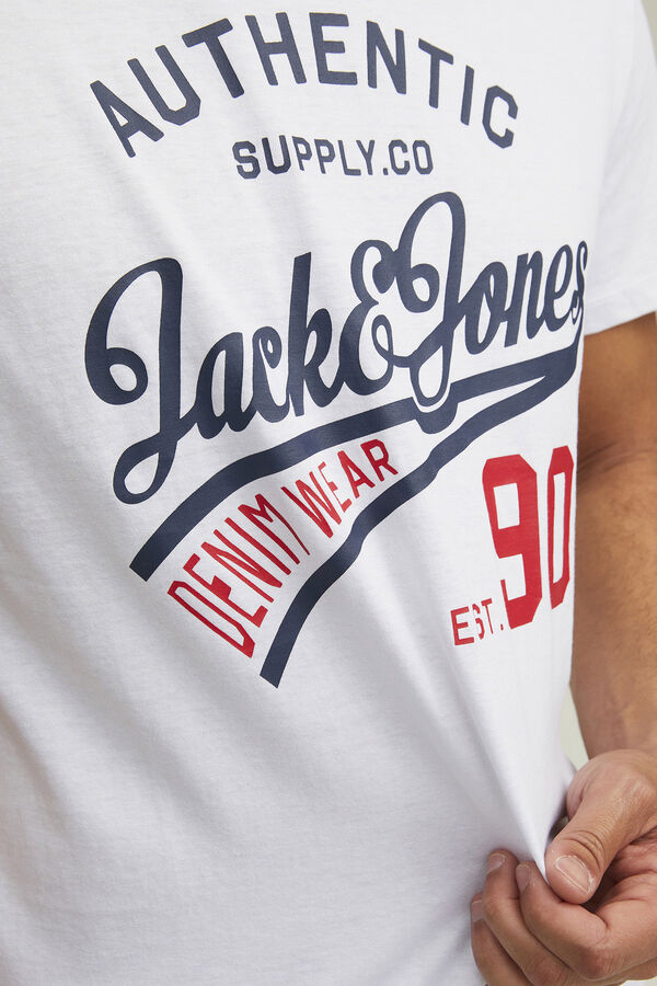 Jack & Jones Pacote com 3 camisetas de manga curta preto