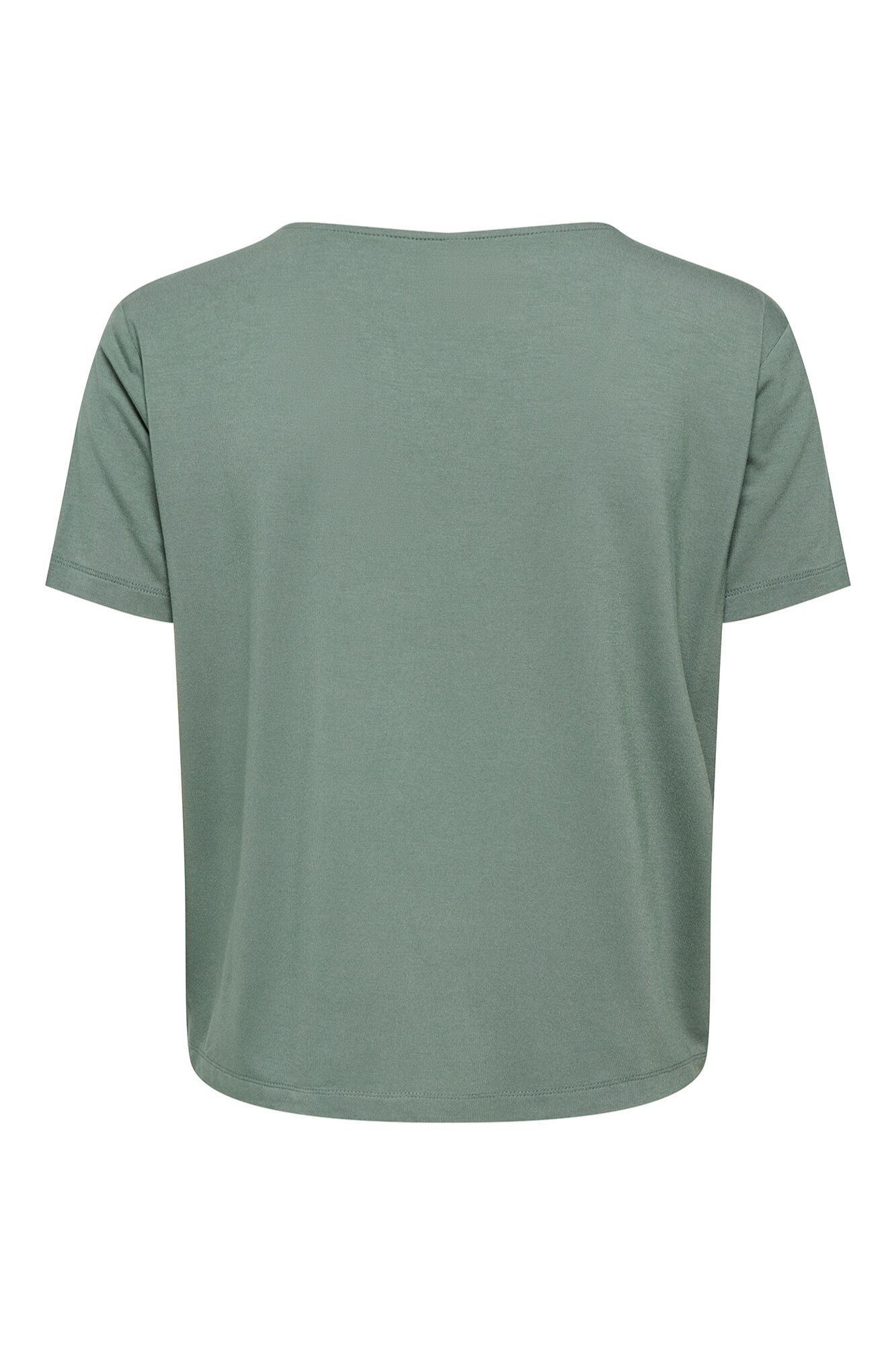 Only T-shirt de renda de manga curta