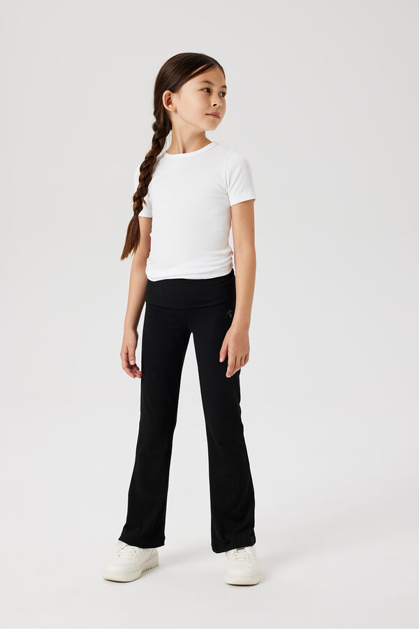 Name It Legging flare de ni&ntilde;a negro