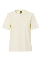 Pieces Camiseta lurex cuello gris