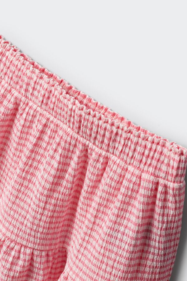 Springfield Kids Dečija suknja sa Vichy printom Roze