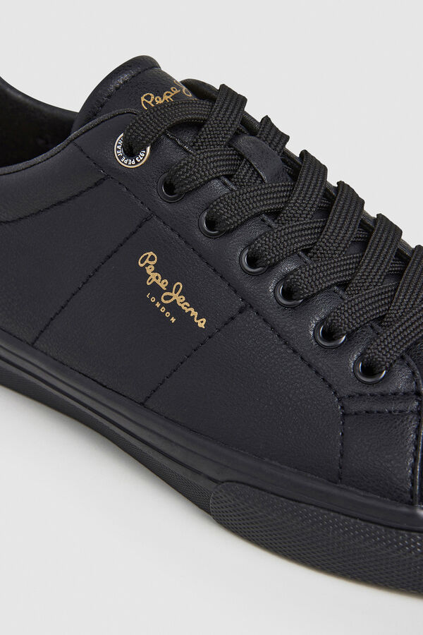 Pepe Jeans Zapatillas Clásicas Efecto Piel negro