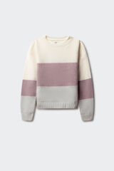 Springfield Kids Camisola riscas para menina. rosa