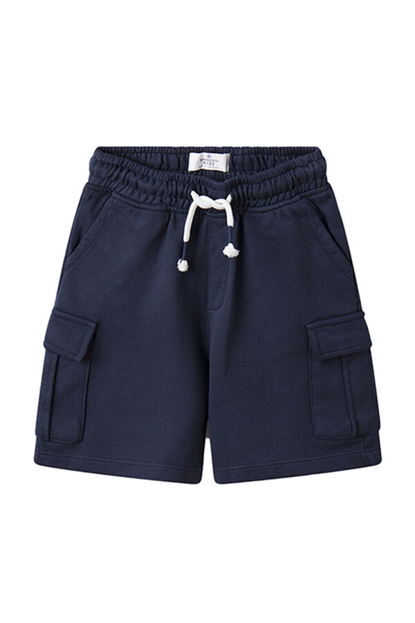Springfield Boys' cargo Bermuda shorts plava