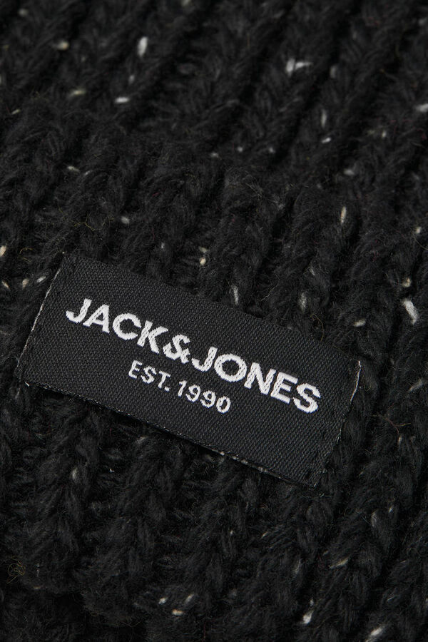 Springfield Knit beanie hat black