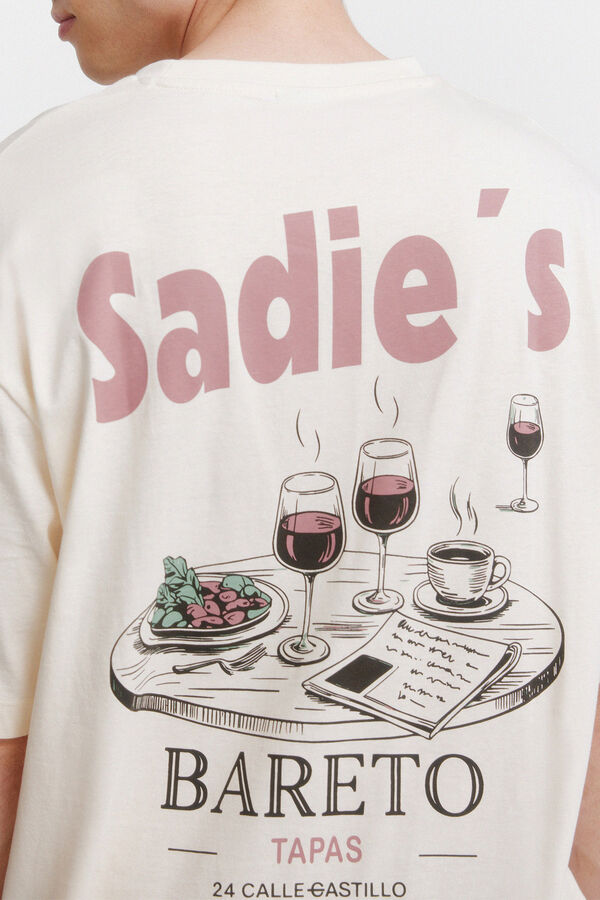 Springfield Majica sa printom  Bež