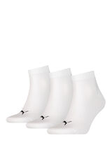 Puma Pack de calcetines tobilleros blanco