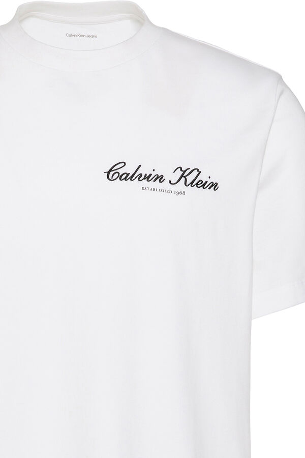 Calvin Klein Camiseta easy fit blanco