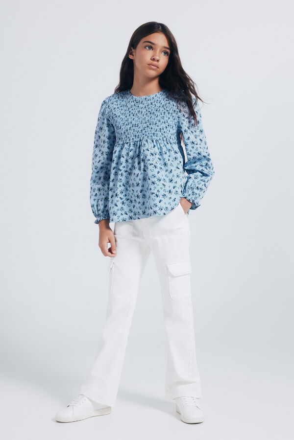 Springfield Kids Bluza dugih rukava za devojčice Plava