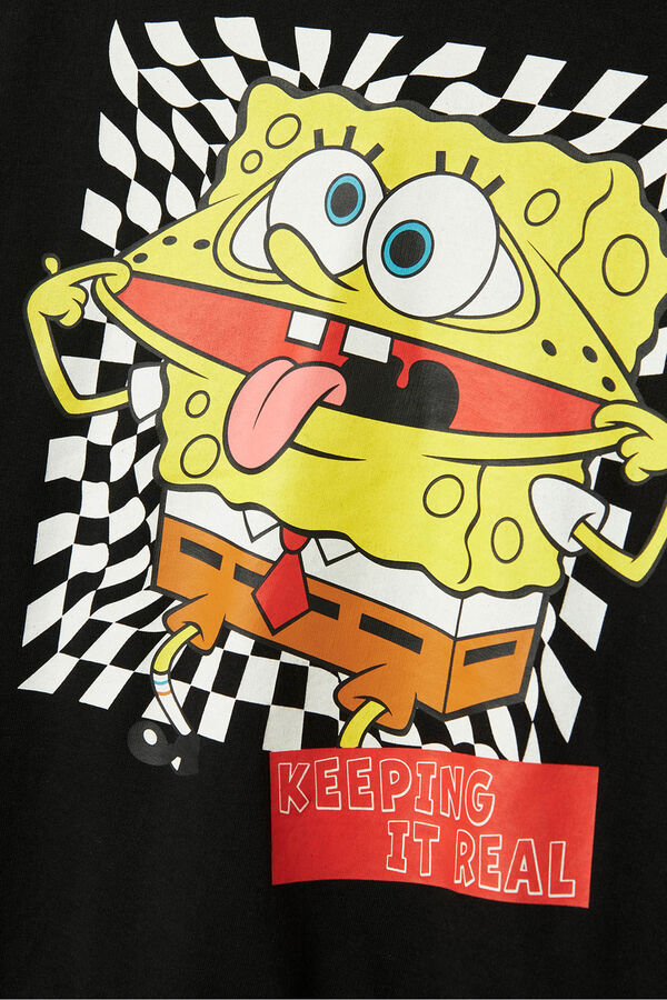 Name it Sudadera Bob Esponja con capucha negro