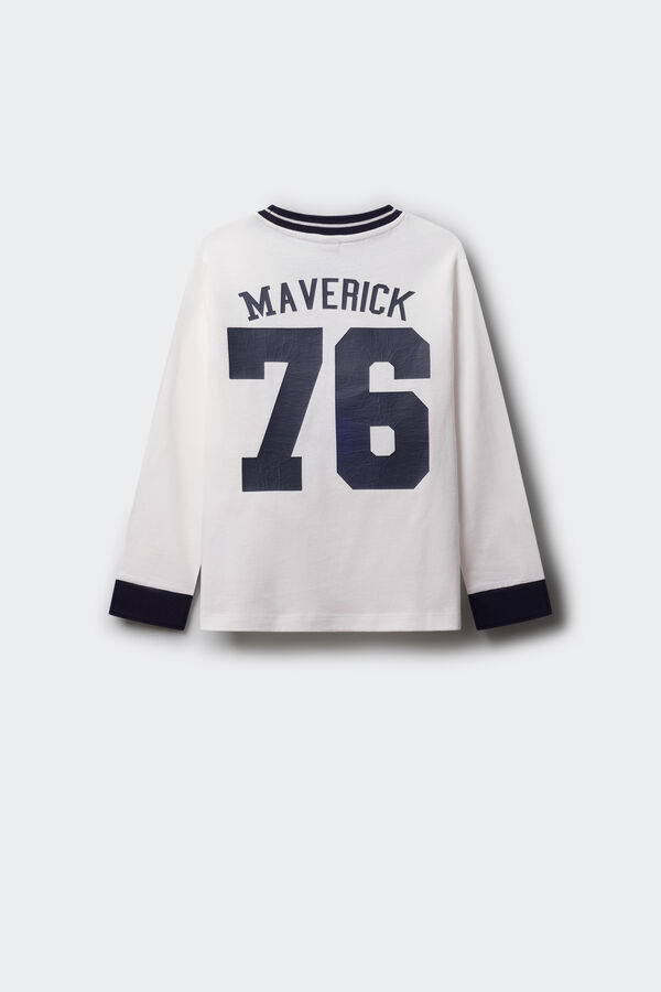 Springfield Kids Maverick long sleeve T-shirt for boys Bež