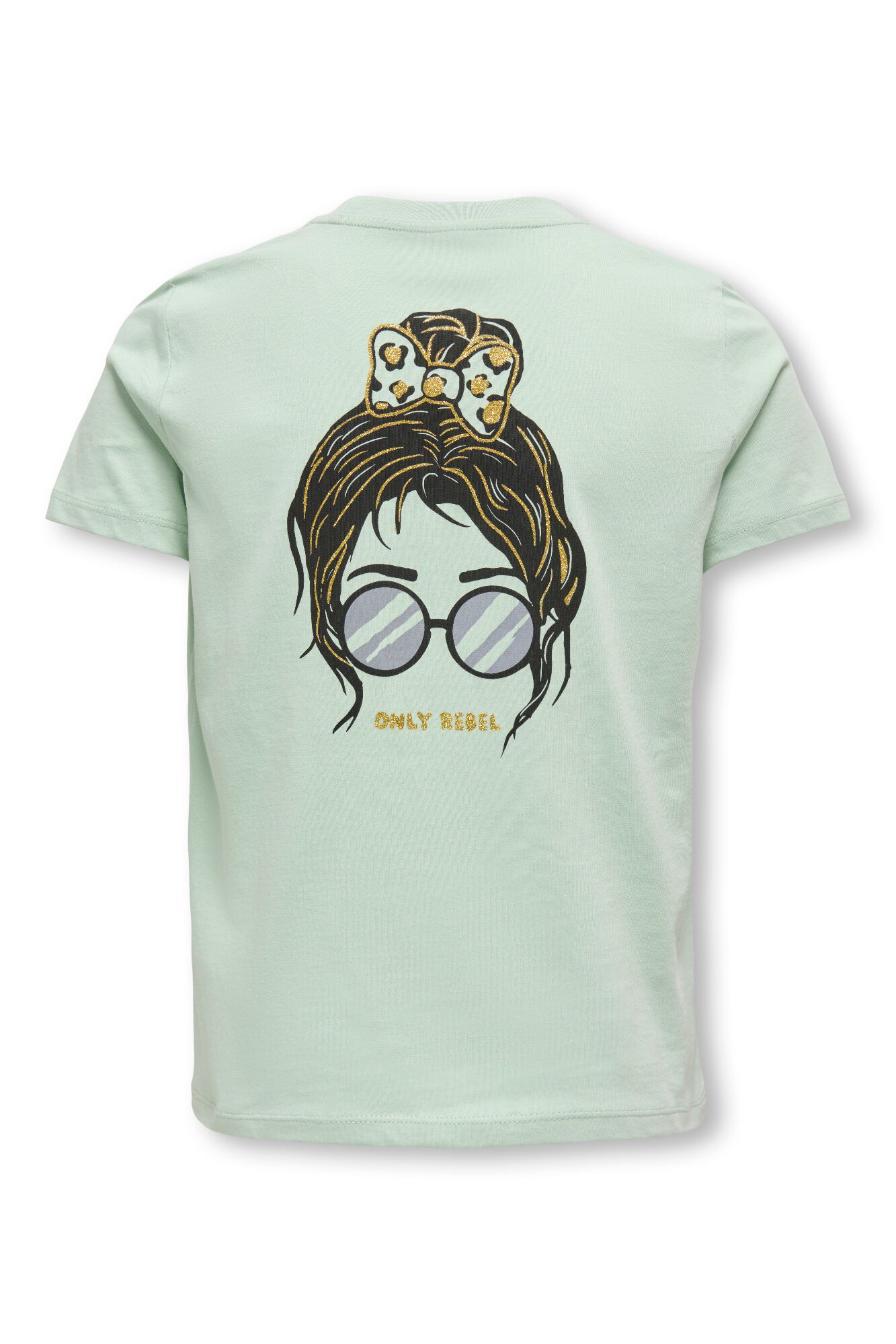Only Girls Camiseta de manga corta con estampado frontal