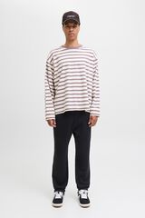 Jack & Jones Cal&ccedil;a relaxed com cord&atilde;o preto