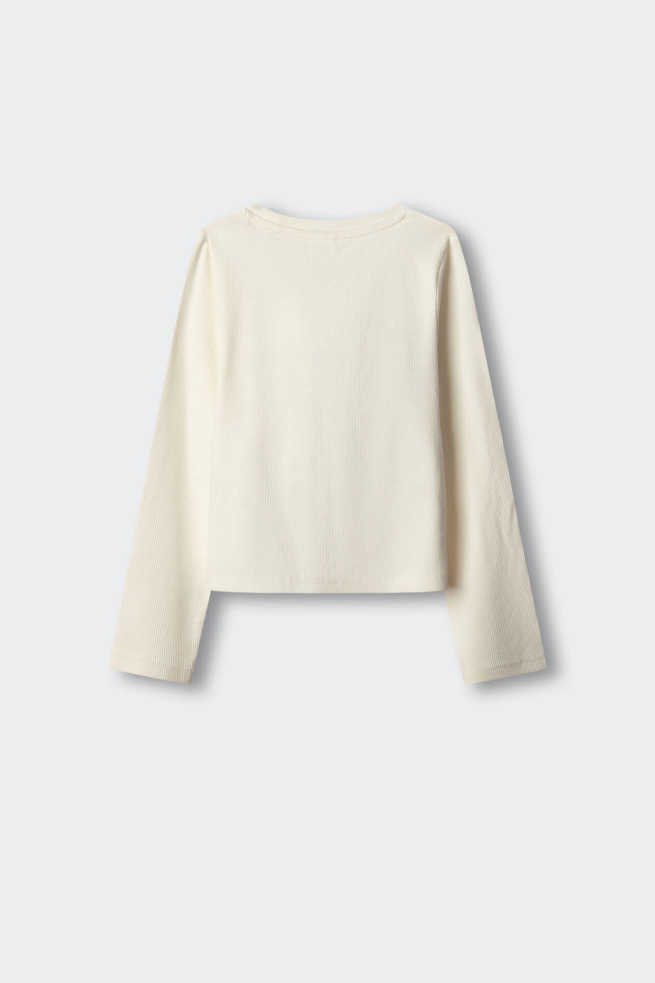 Springfield Kids Camiseta manga larga rib corazon ni&ntilde;a