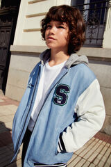 Springfield Kids Boys' varsity baseball jacket Plava