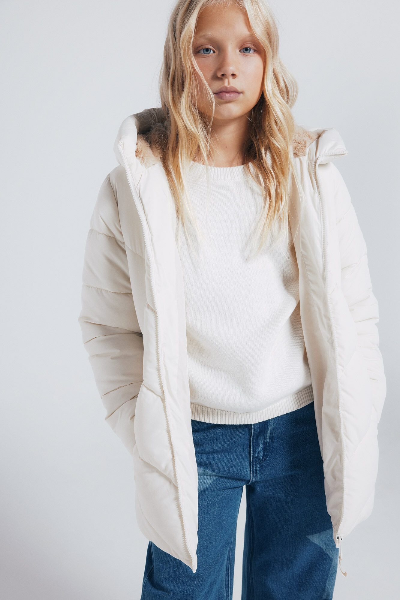 Springfield Kids Hossz&uacute; pehelykab&aacute;t l&aacute;nyoknak