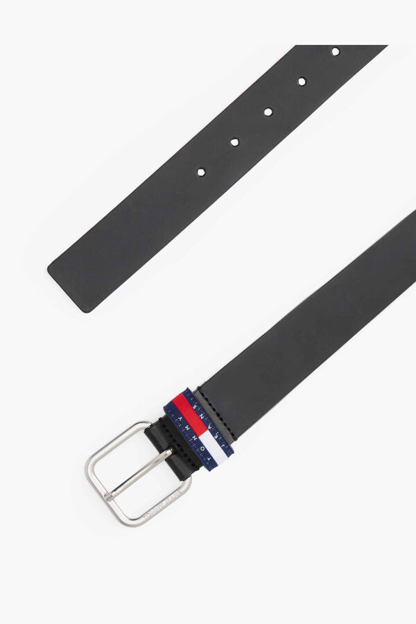Tommy Jeans Cinto preto Tommy Jeans com fivela de metal preto