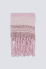 Springfield Ružičasti i ecru karirani &scaron;al Ružičasta