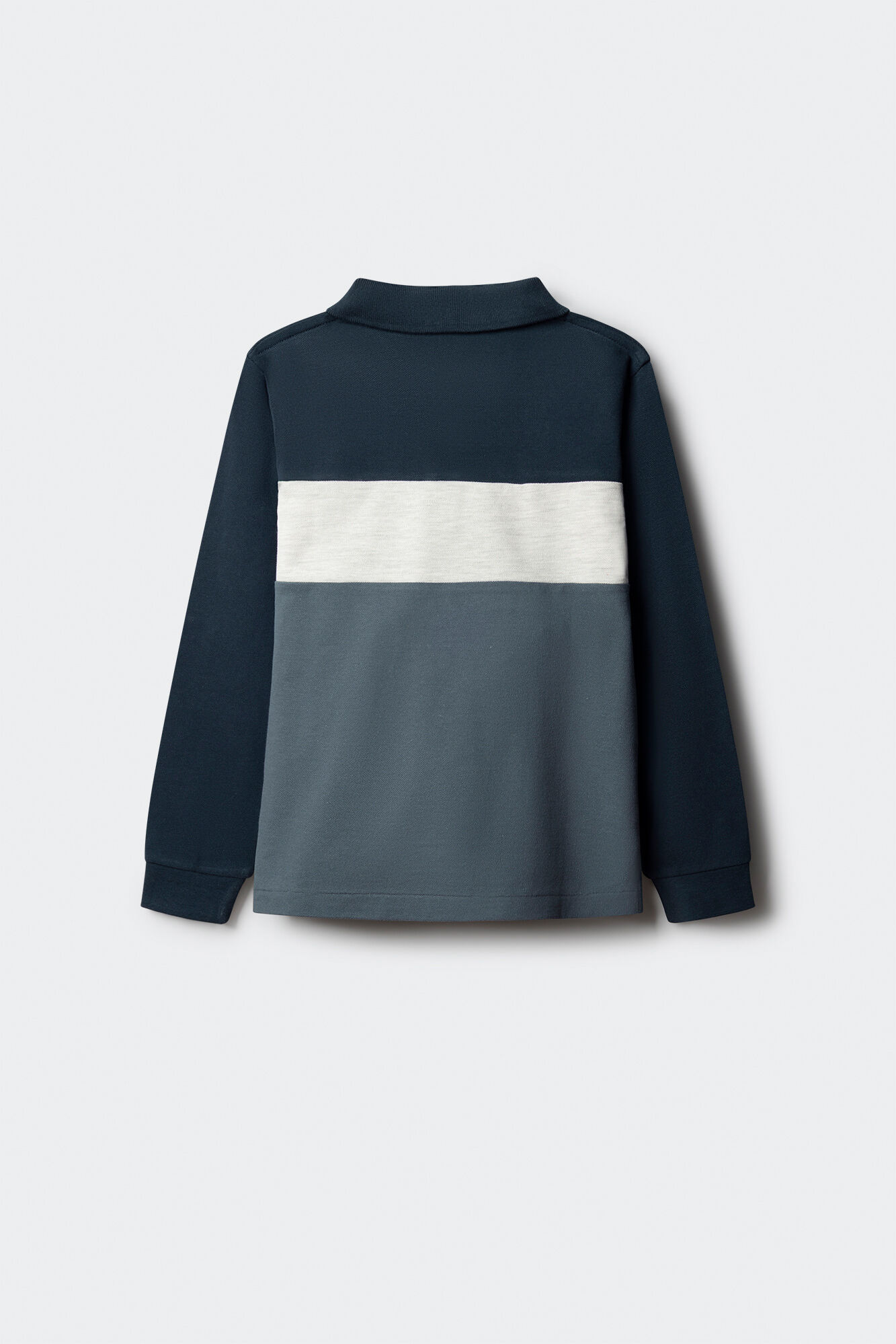 Springfield Kids Polo manga larga color block ni&ntilde;o