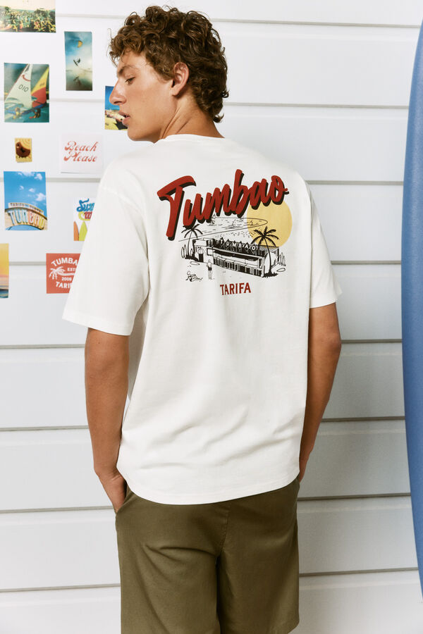 Springfield Camiseta el Tumbao marfil