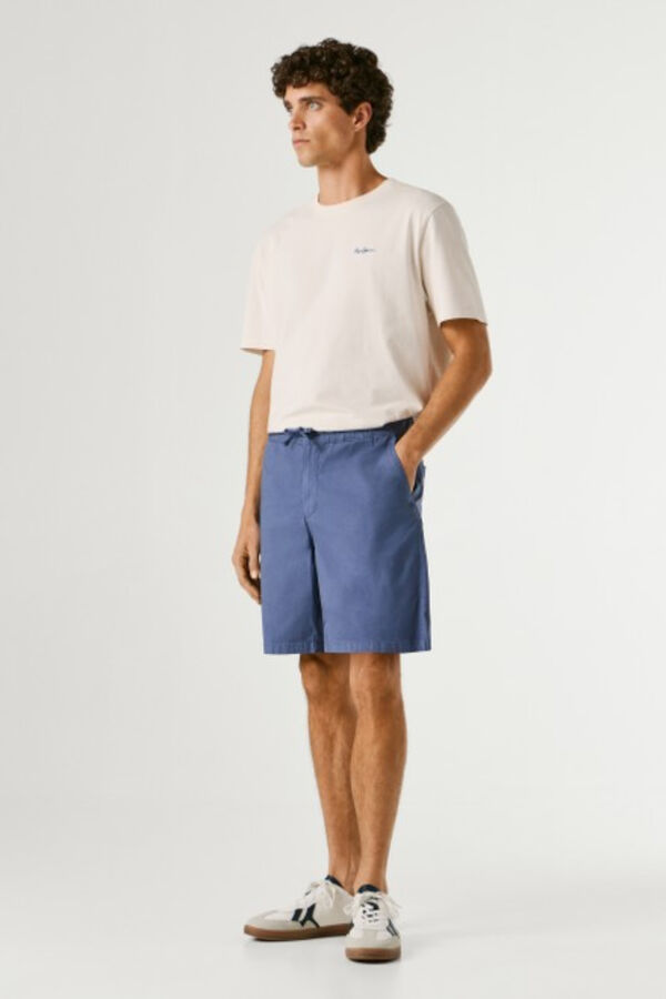 Pepe Jeans Cal&ccedil;&otilde;es em popelina azul