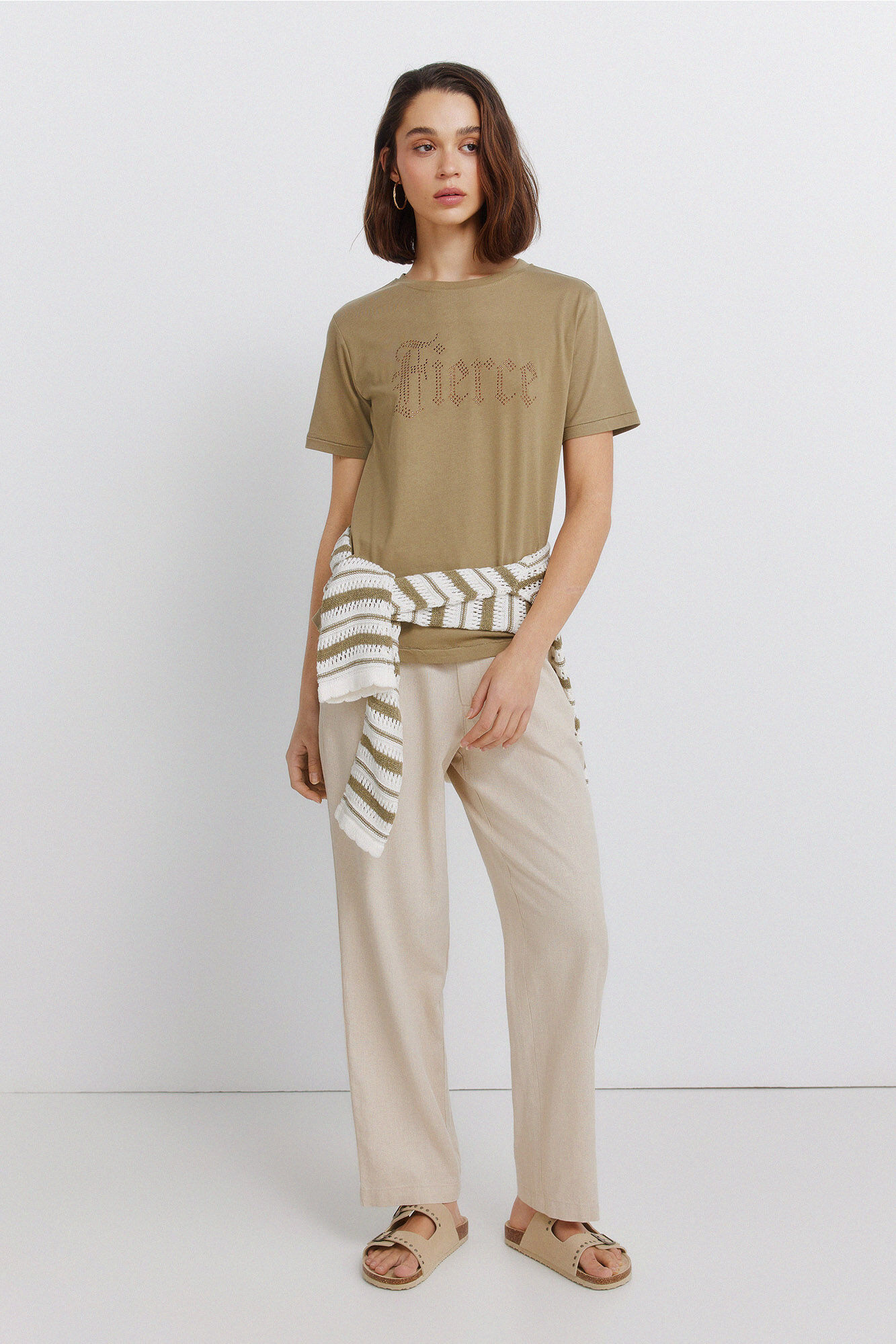 Springfield Majica kratkih rukava sa nitnama