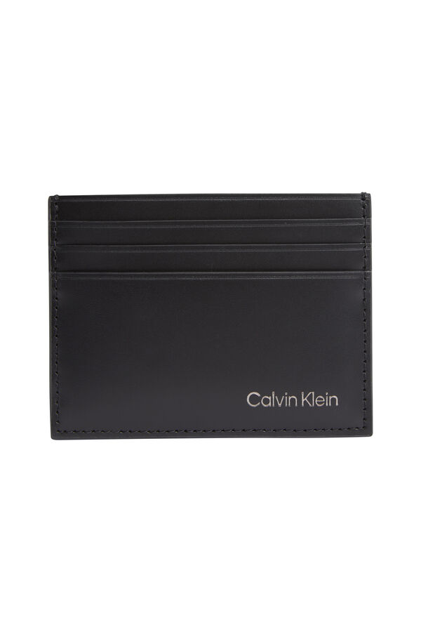 Calvin Klein Tarjetero de hombre negro