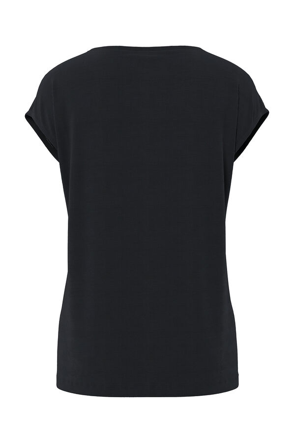 Pieces Cool V T-shirt black