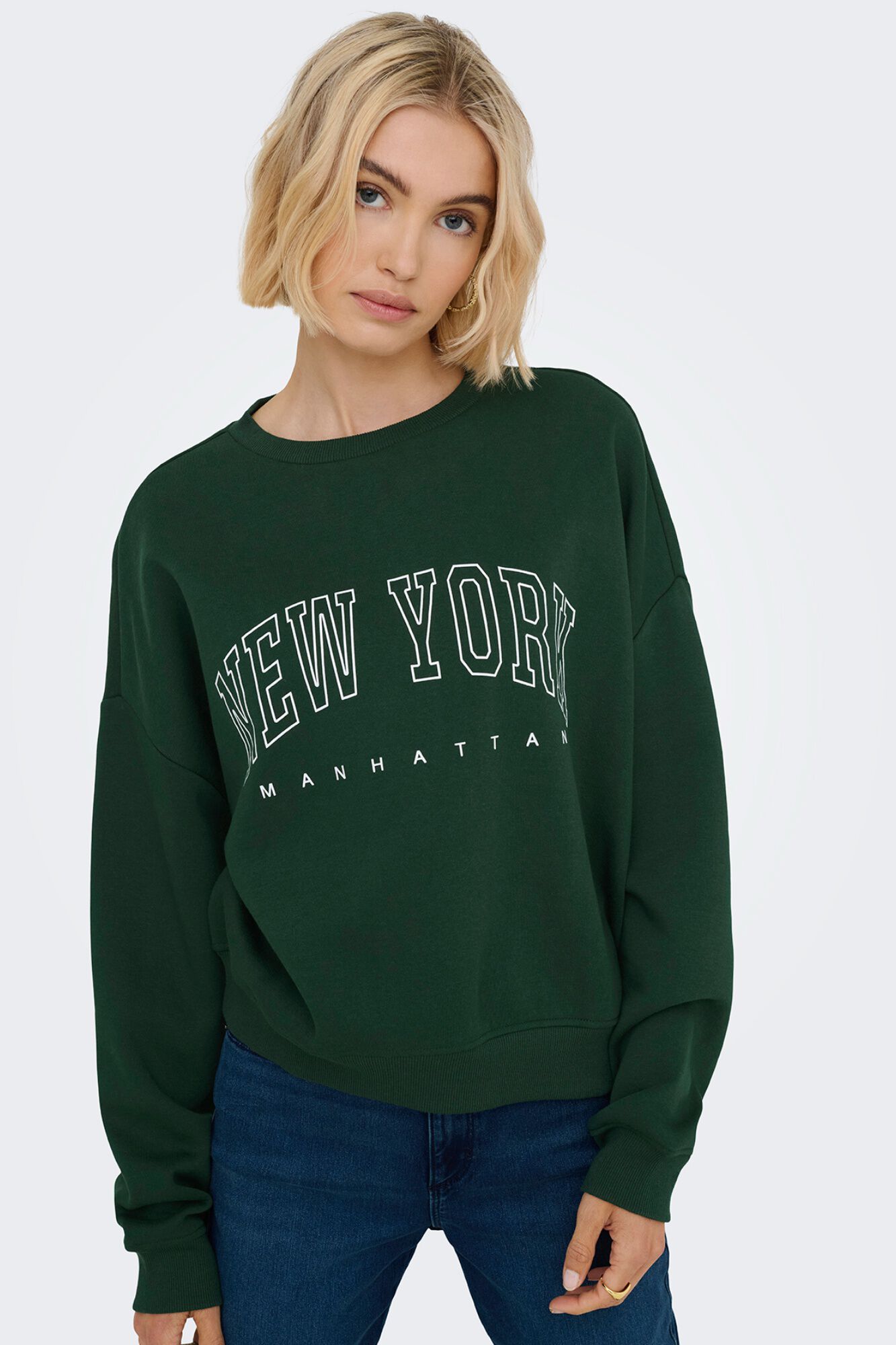 Only Sweatshirt gola redonda